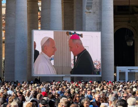 Bp Jan Piotrowski spotkał się z Papieżem Leonem XIV - trwa Diecezjalna Pielgrzymka rolników