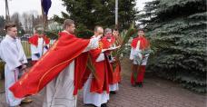 Poświęcenie palm w Bukowej