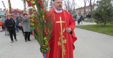 Procesja z palmami w Skalbmierzu